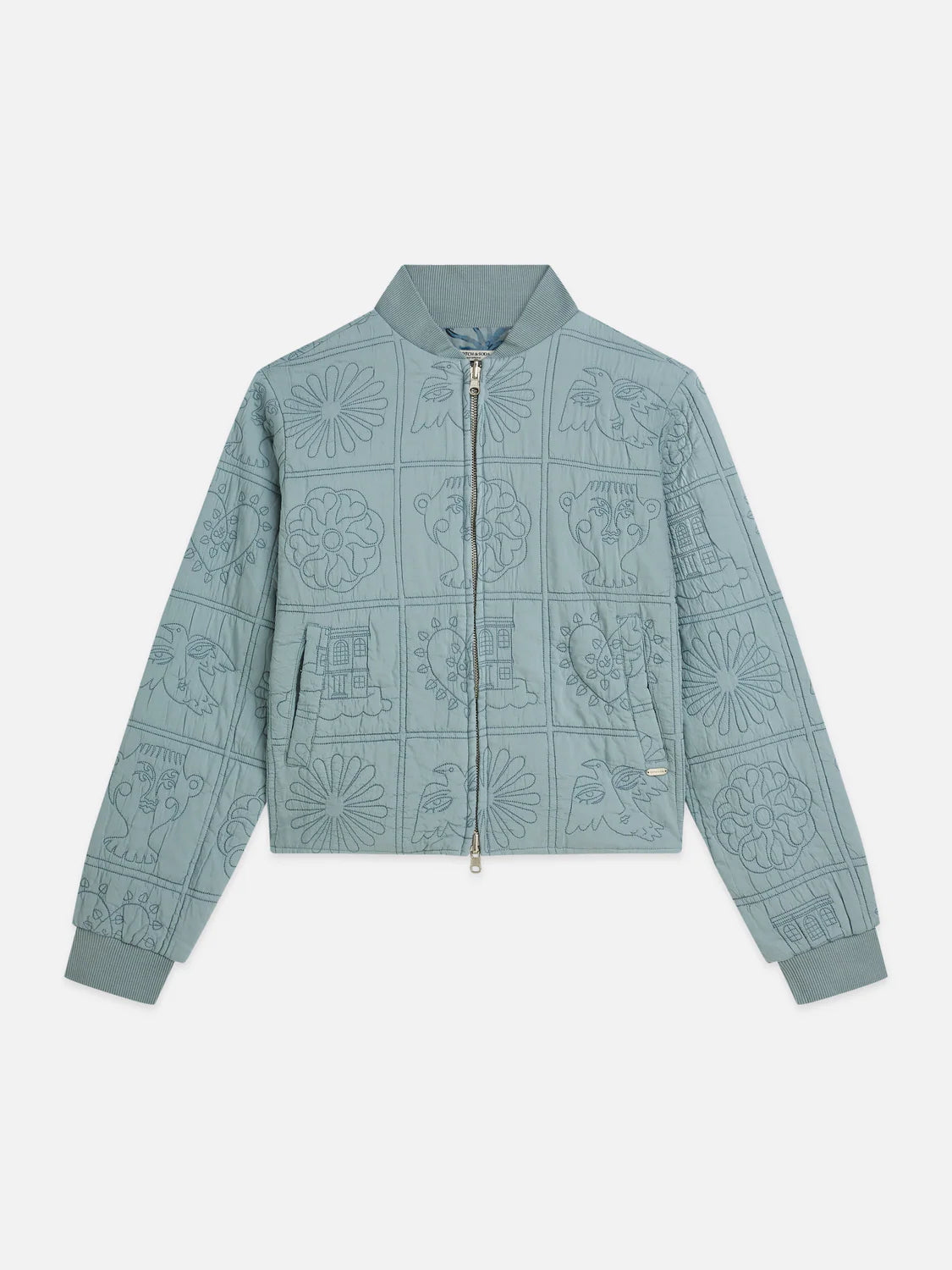 ROYAL DELFT QUILTED REVERSIBLE JACKET | SCOTCH & SODA