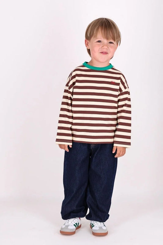 LOU LONGSLEEVE BRUIN STRIPES | THE NEW CHAPTER