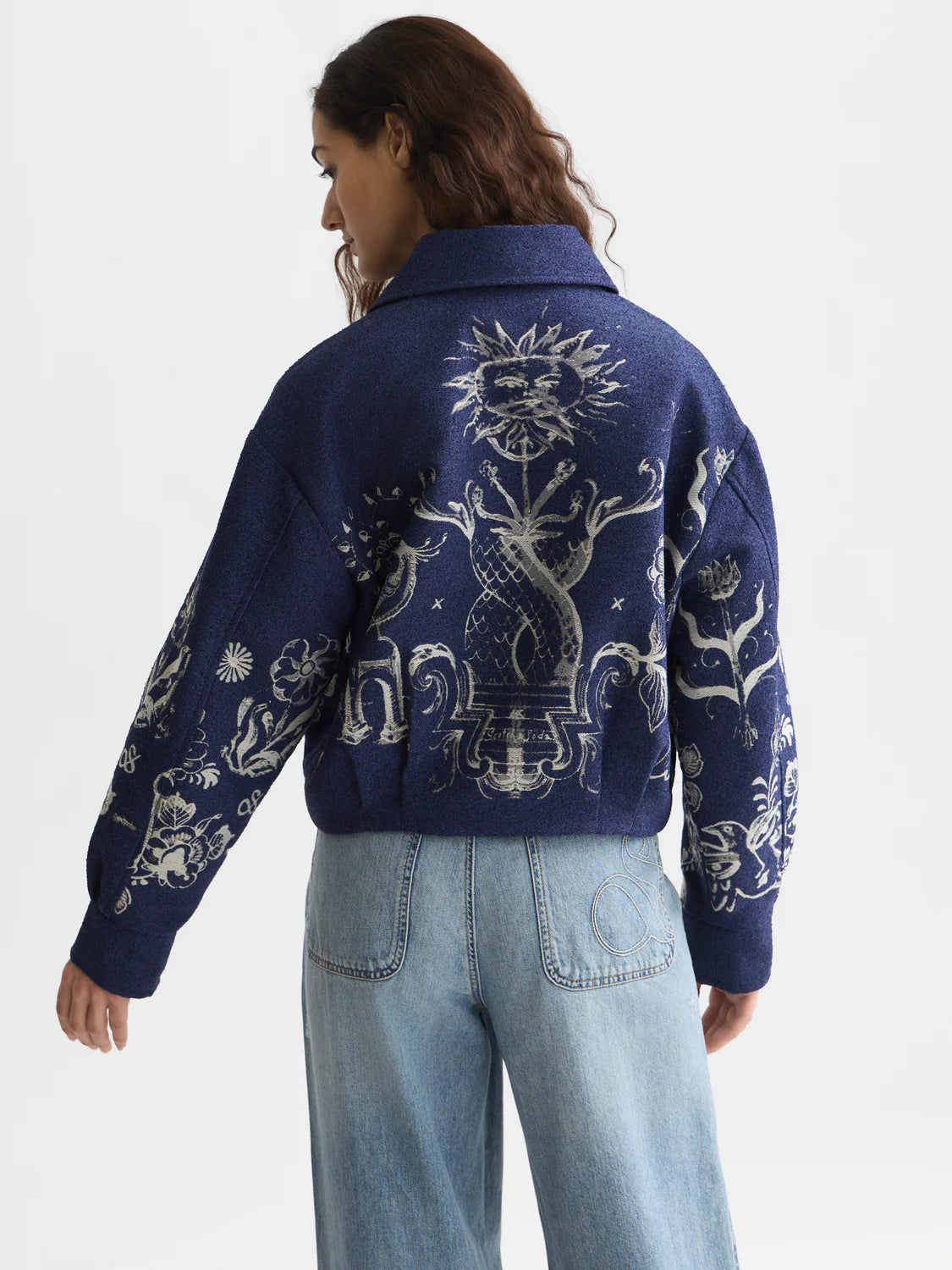 SCOTCH & SODA X ROYAL DELFT JACQUARD JACKET