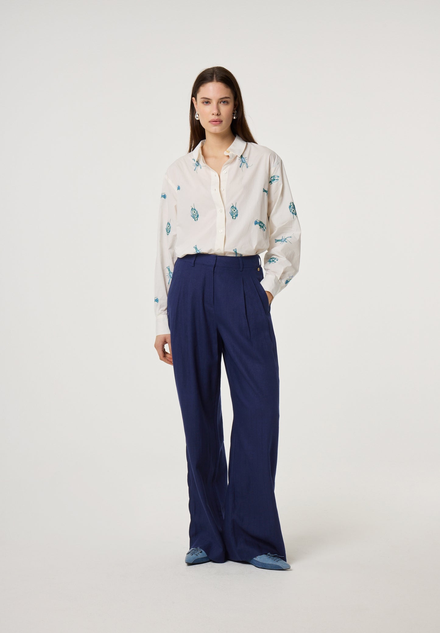 ALEX LANGOUSTINE BLOUSE COSY WHITE | FABIENNE CHAPOT