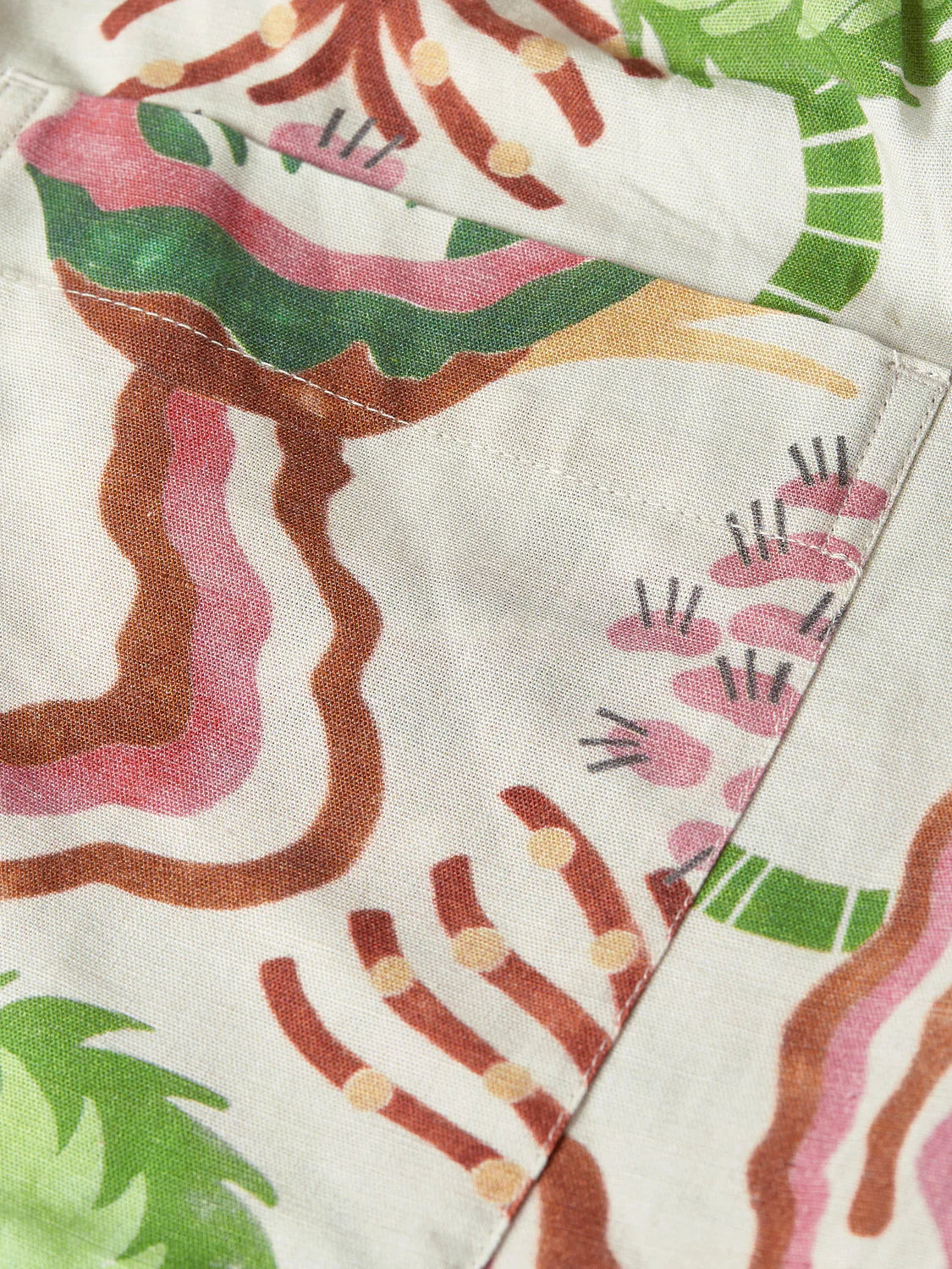 COTTON LINEN ELASTIC WAIST SHORTS | SCOTCH & SODA