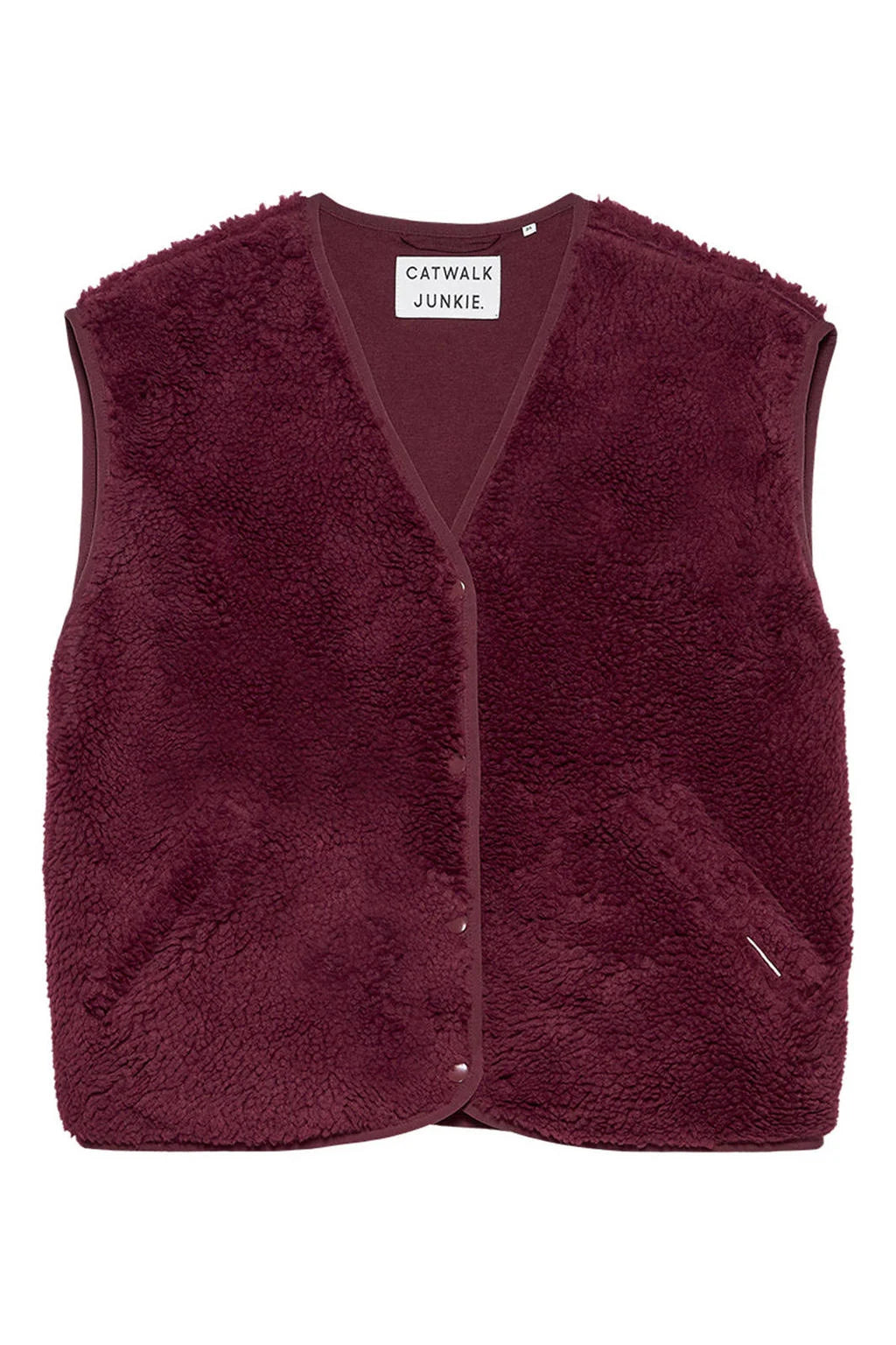 TEDDY BODYWARMER MERLOT | CATWALK JUNKIE