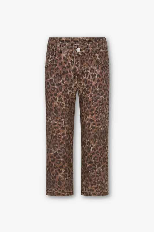 RILEY DENIM BROEK LEOPARD  | THE NEW CHAPTER