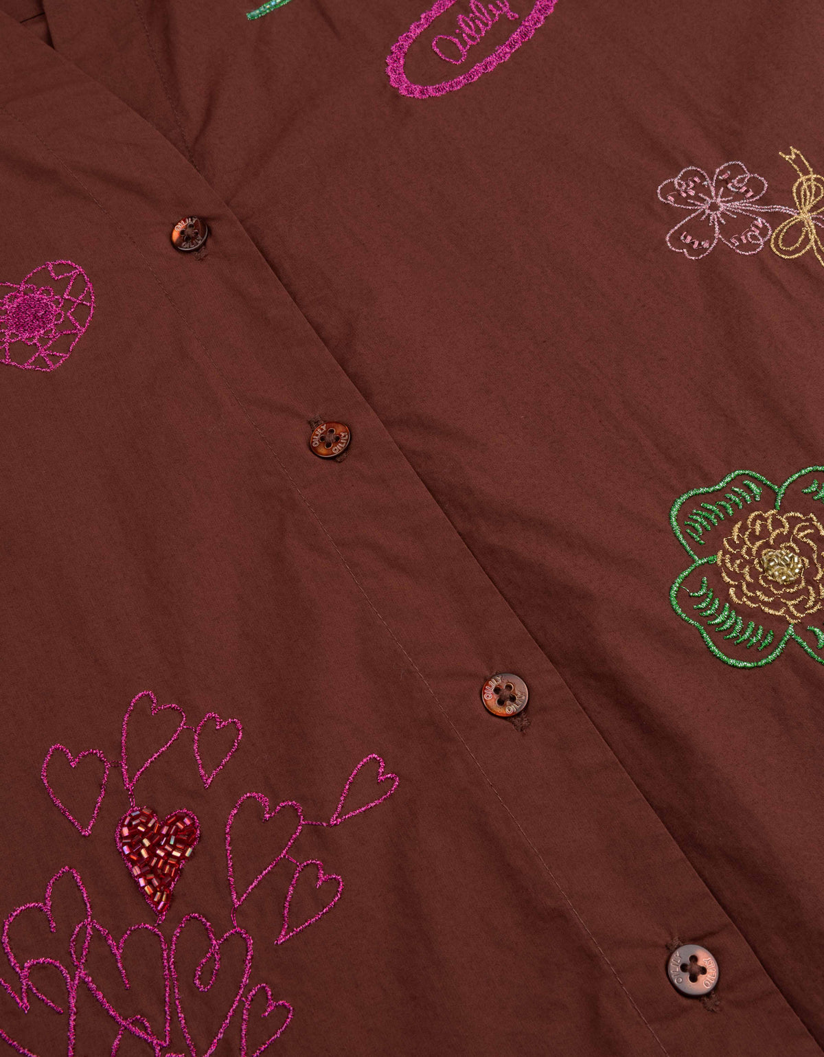BONNIE BLOUSE HOT CHOCOLATE | OILILY