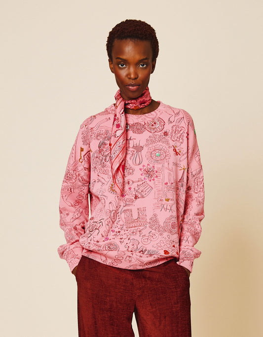 HELENA CREW SWEATER CONFETTI | OILILY