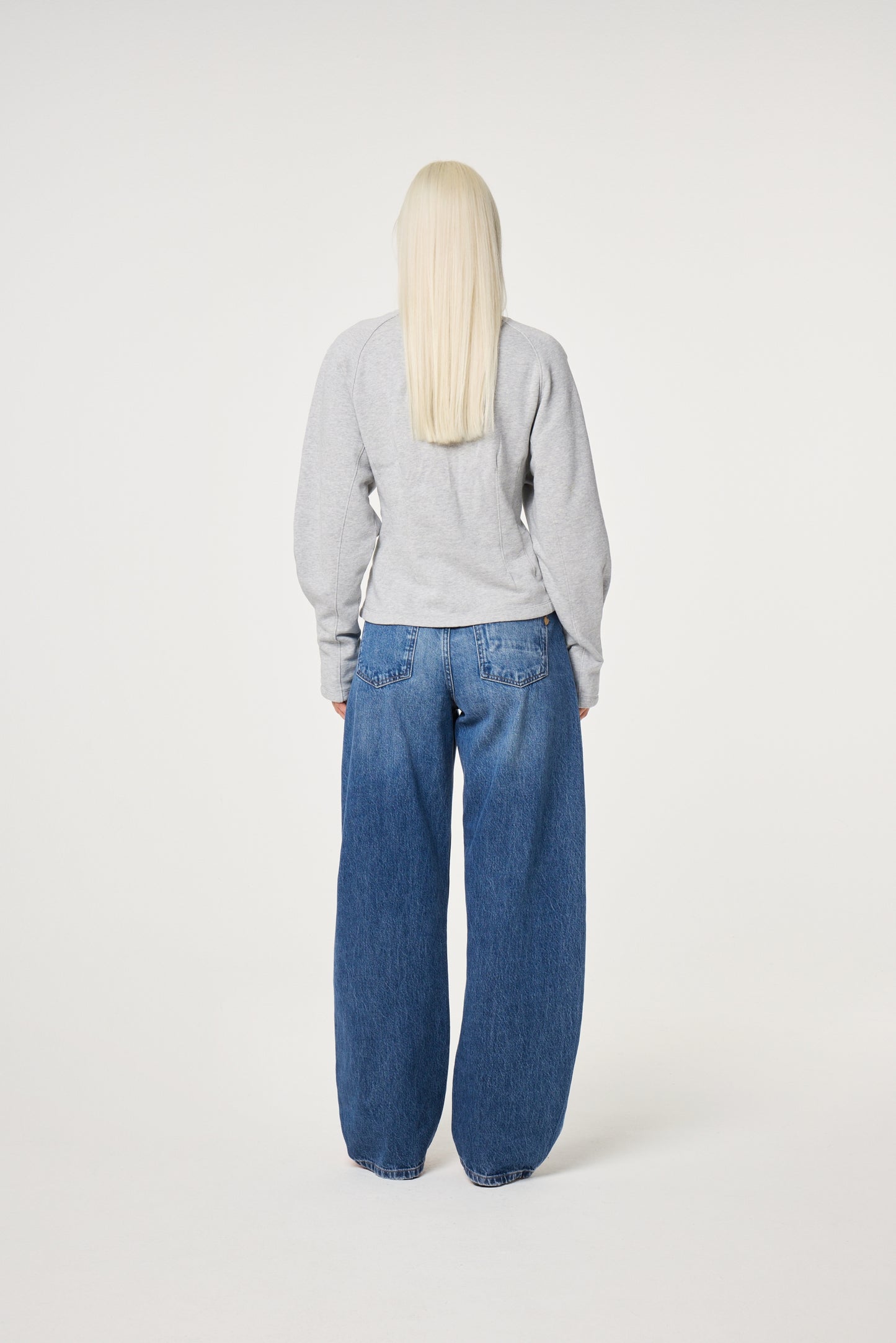 DHELIA SWEATER MID GREY MELANGE | FABIENNE CHAPOT