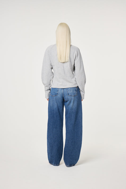 DHELIA SWEATER MID GREY MELANGE | FABIENNE CHAPOT