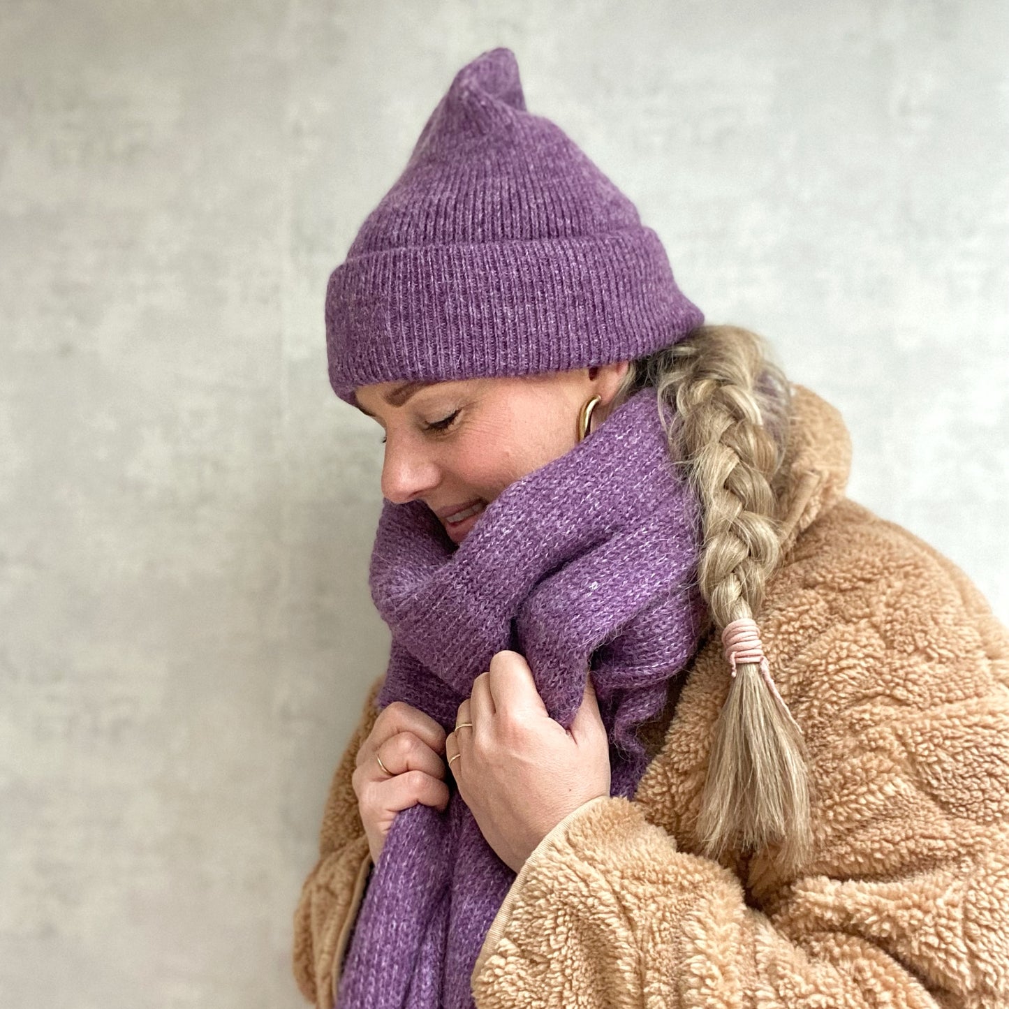 BEANIE VIOLET | SPOOQ THE LABEL