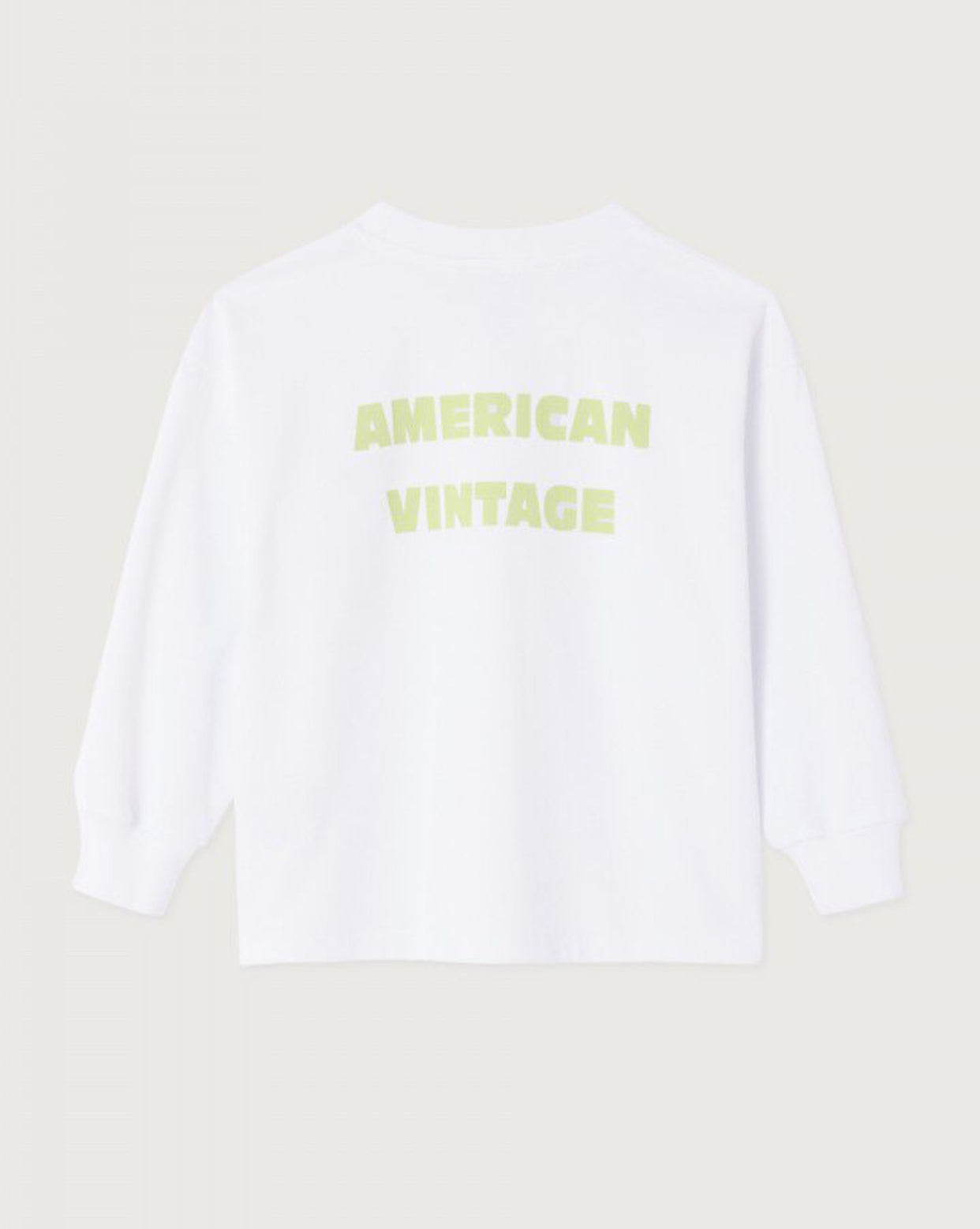 KINDER T-SHIRT FIZVALLEY WIT| AMERICAN VINTAGE