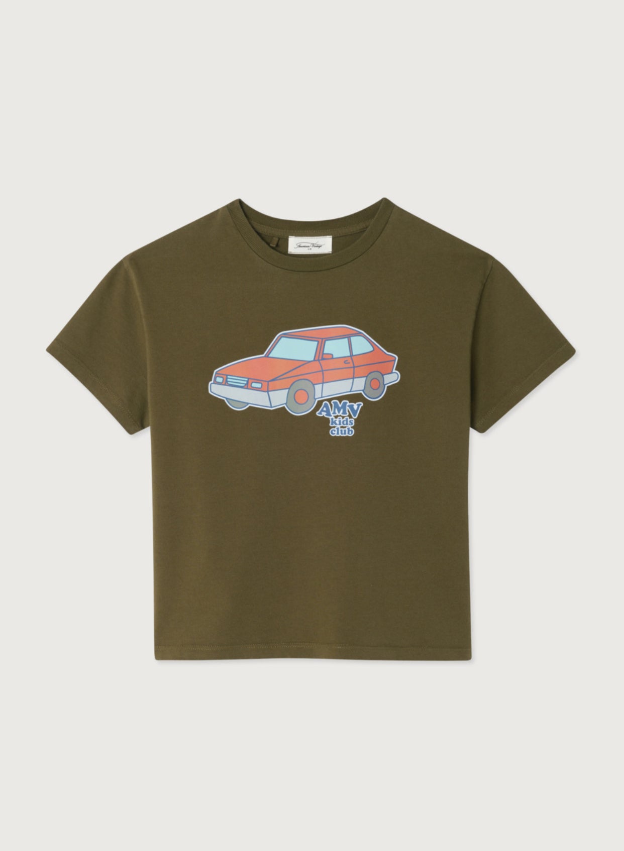 T-SHIRT FIZVALLEY ARMY GREEN | AMERICAN VINTAGE