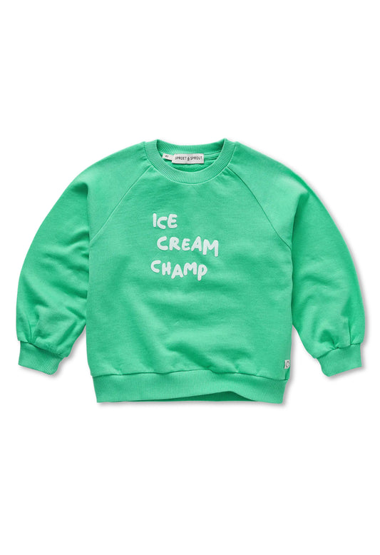 RAGLAN SWEATSHIRT ICE CREAM CHAMP | SPROET & SPROUT