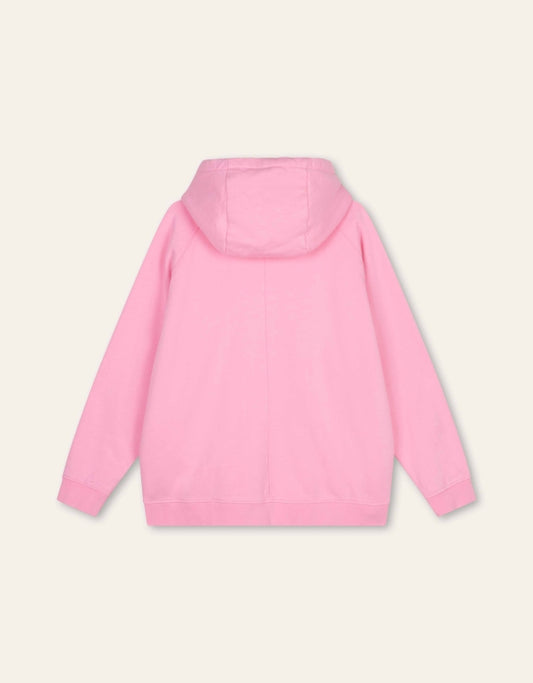 HEAVENLY LONG SLEEVES HOODED SWEAT PRISM PINK | OILILY