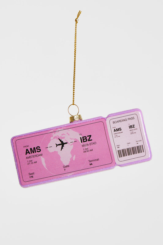 BOARDINGPASS AMSTERDAM-IBIZA | YUP IN DE BOOM