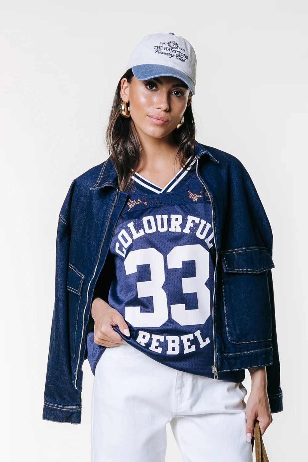 TAYLA 33 FOOTBALL T-SHIRT | COLOURFUL REBEL