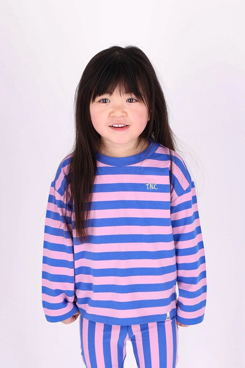 LOU T-SHIRT ROZE BLAUW | THE NEW CHAPTER