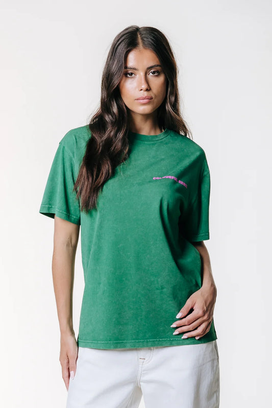 CR 76 ACID WASH TEE | COLOURFUL REBEL