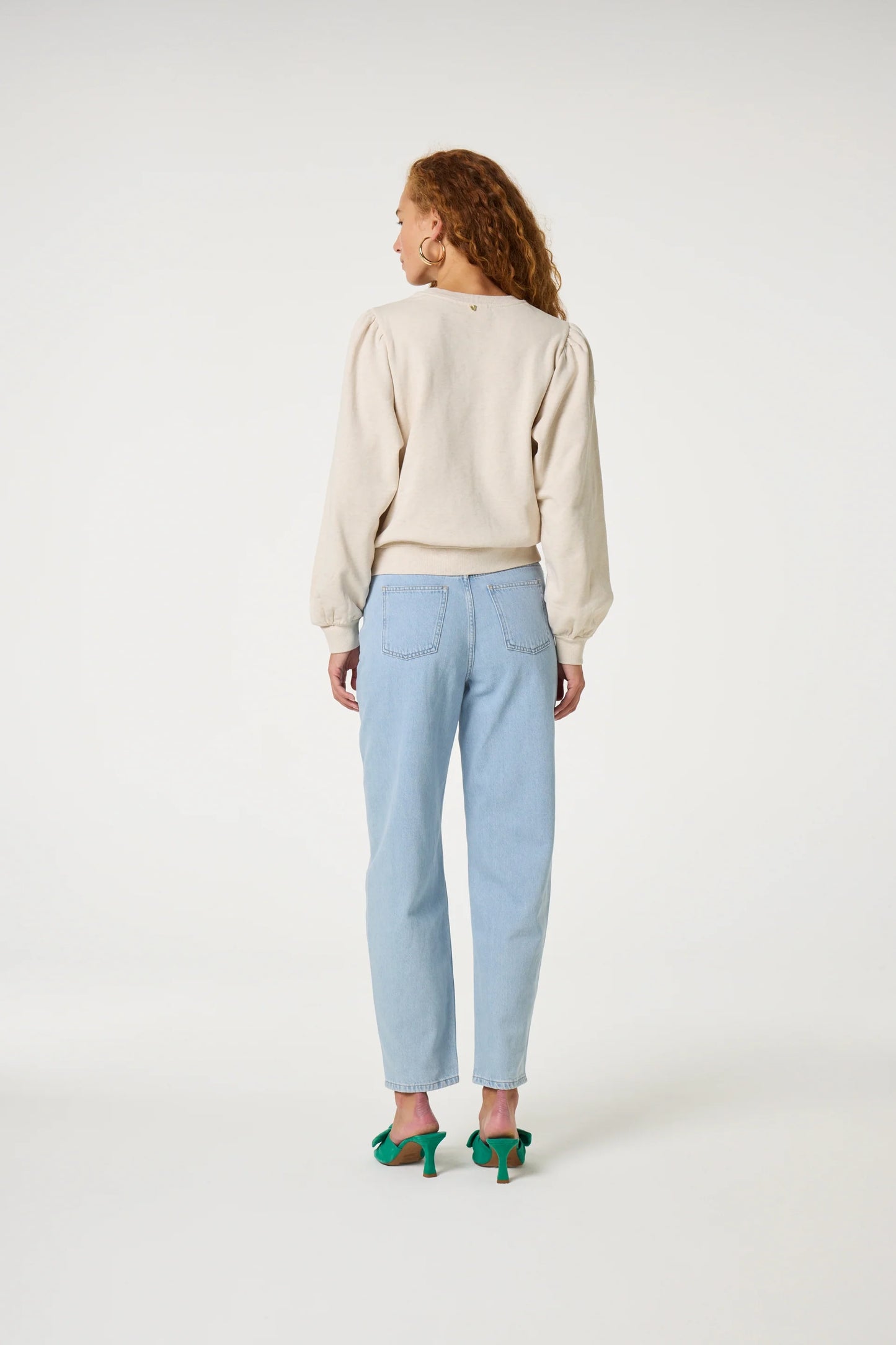 TINA SWEATER OATMEAL MELANGE | FABIENNE CHAPOT