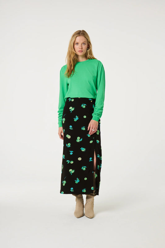 MOLLY SCRUNCH PULLOVER GREEN APPLE | FABIENNE CHAPOT