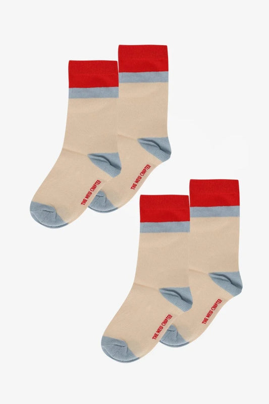 VESPER SOKKEN BEIGE TWO PACK SOLSHINE | THE NEW CHAPTER