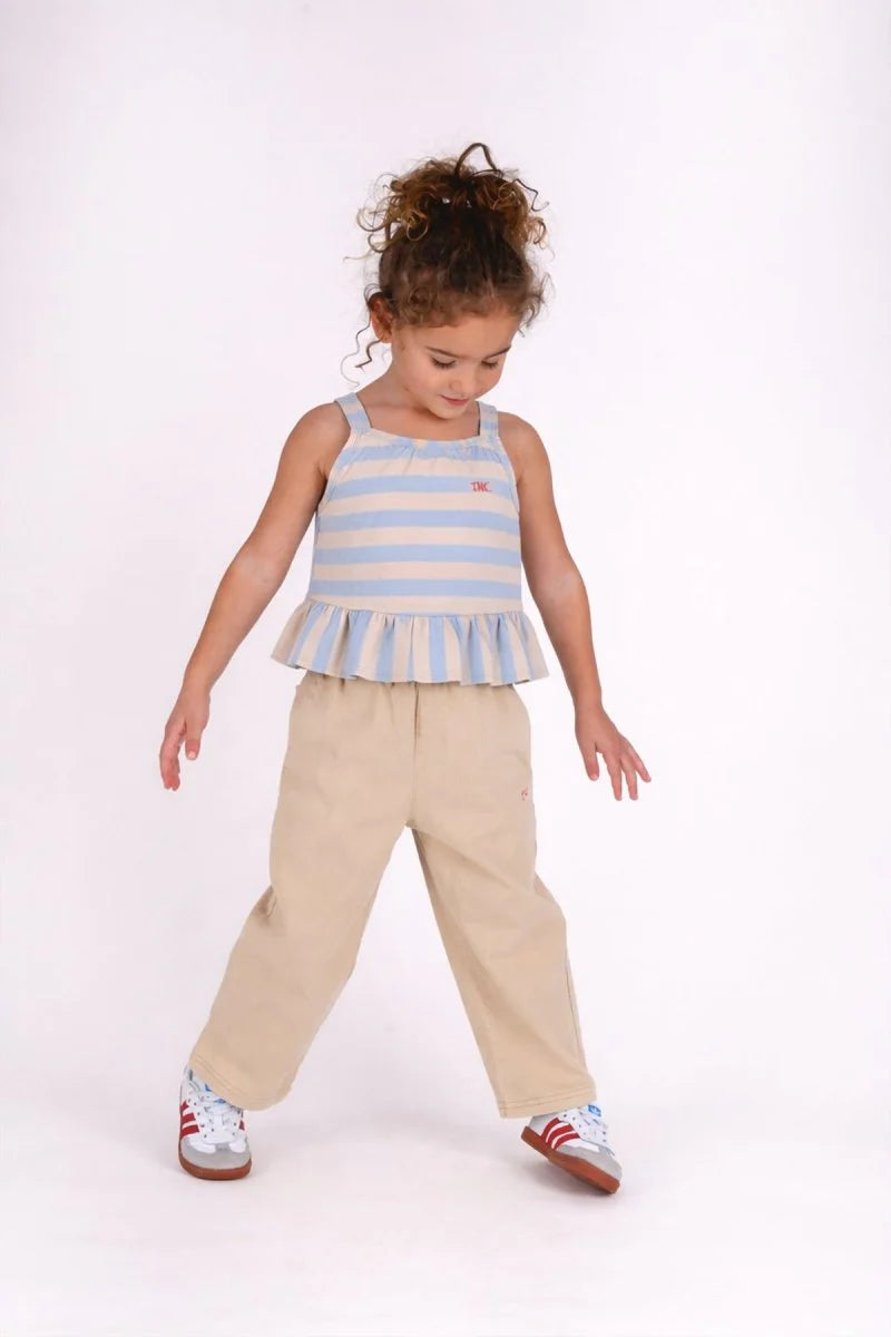 JULIA TOP BLAUW SOLSHINE | THE NEW CHAPTER