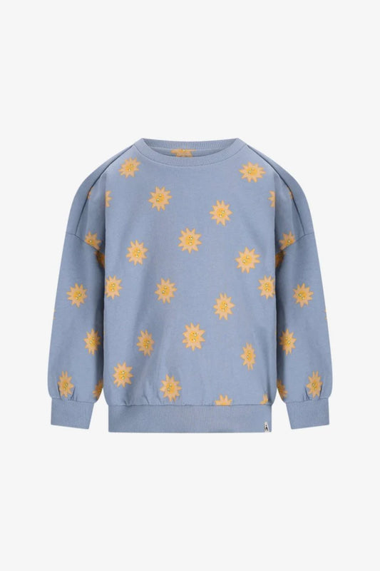 BOHDI SWEATER BLAUW SOLSHINE | THE NEW CHAPTER