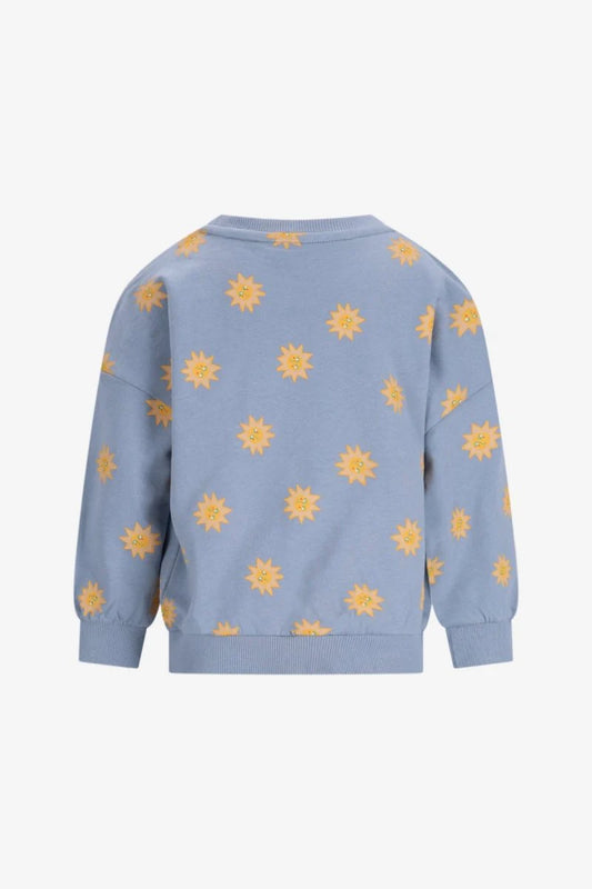 BOHDI SWEATER BLAUW SOLSHINE | THE NEW CHAPTER