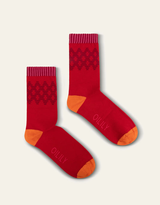 ASOCKIES SOKKEN TRUE RED | OILILY