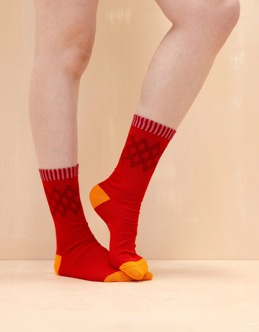 ASOCKIES SOKKEN TRUE RED | OILILY