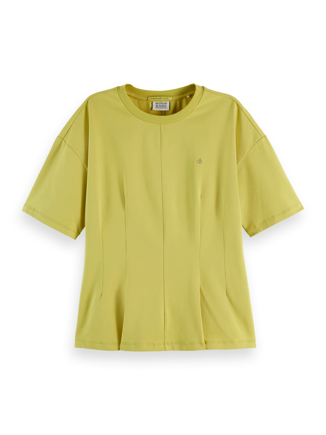 T-SHIRT WITH SHAPING | SCOTCH & SODA