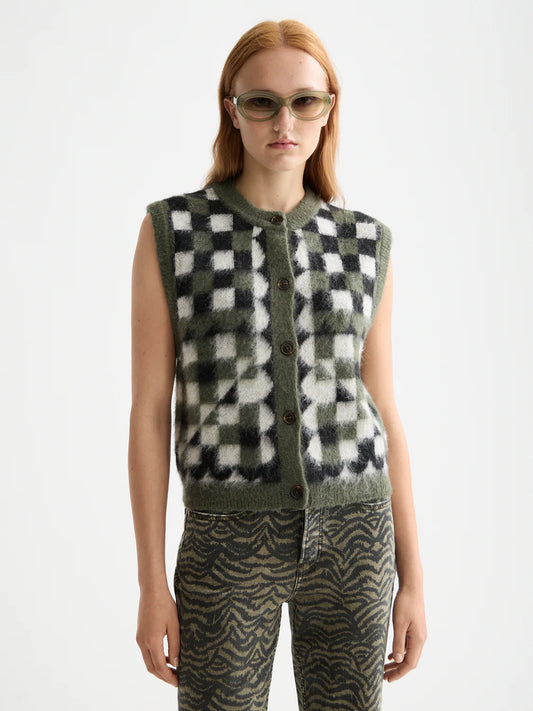 FUZZY JACQUARD SPENCER | SCOTCH & SODA