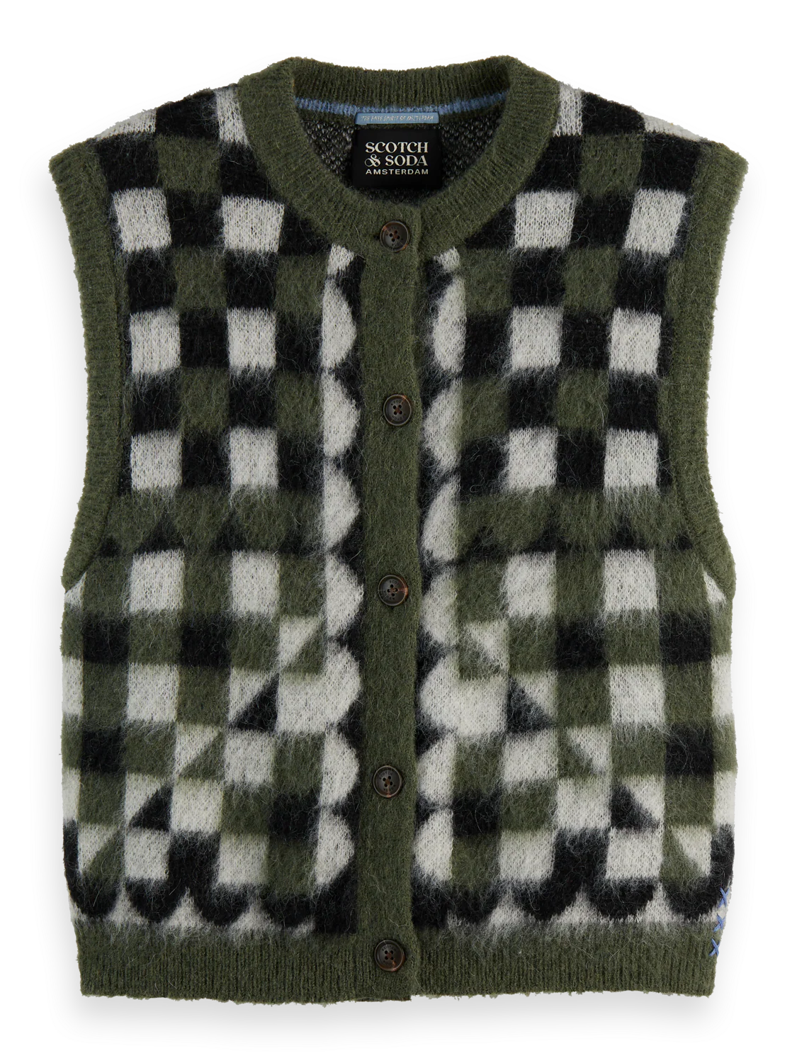 FUZZY JACQUARD SPENCER | SCOTCH & SODA