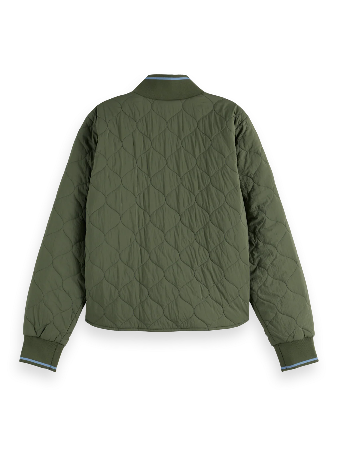 REVIRSIBLE QUILTED BOMBER THYME | SCOTCH & SODA