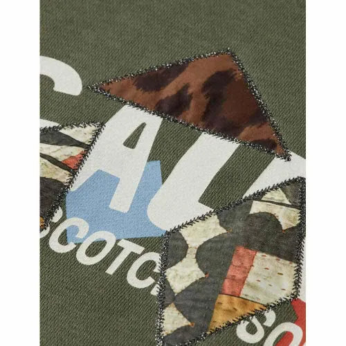 ELEVATED ARTWORK SWEATER THYME | SCOTCH & SODA