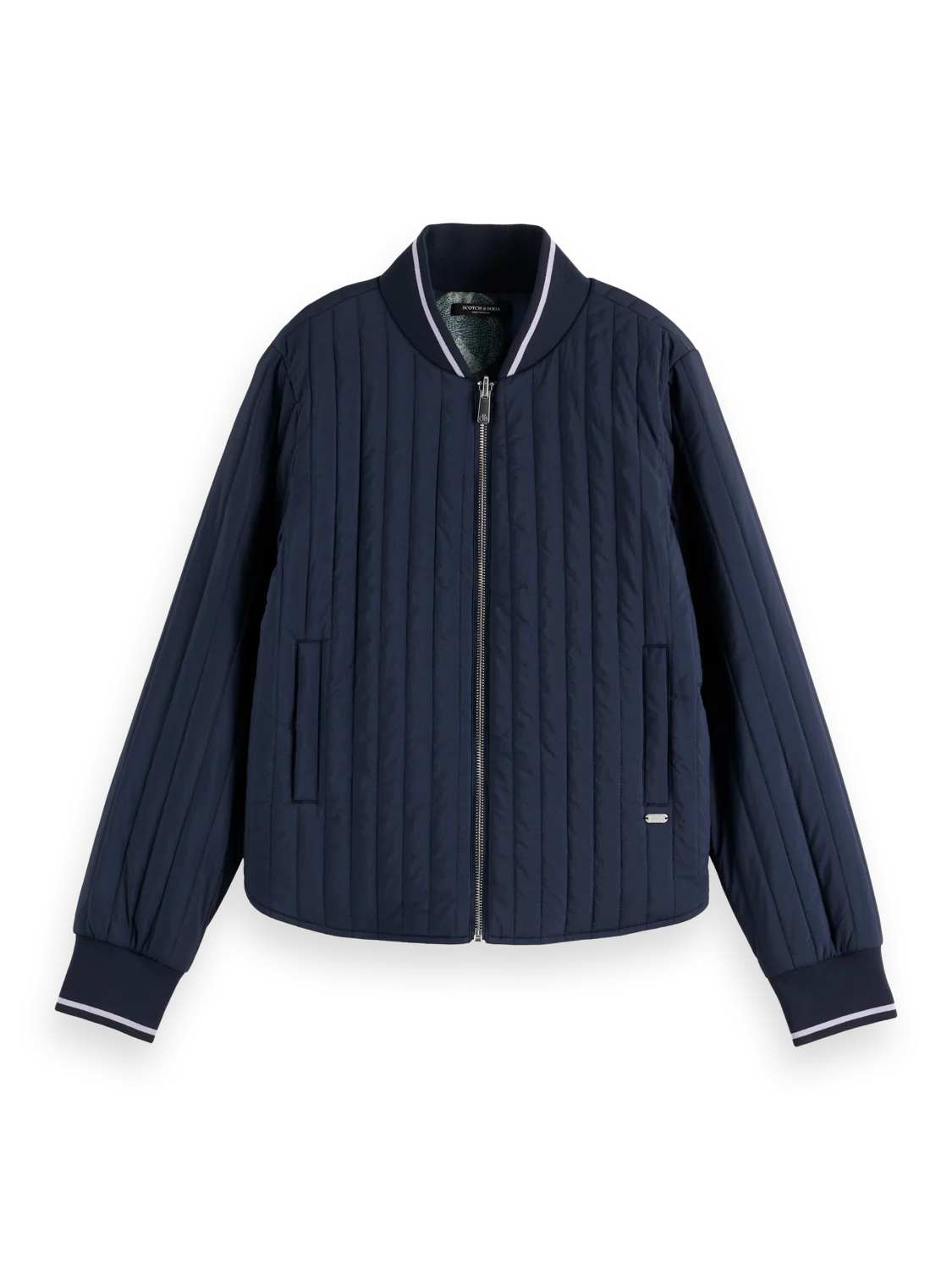 REVERSIBLE QUILTED BOMBER SKY CAPTAIN | SCOTCH & SODA
