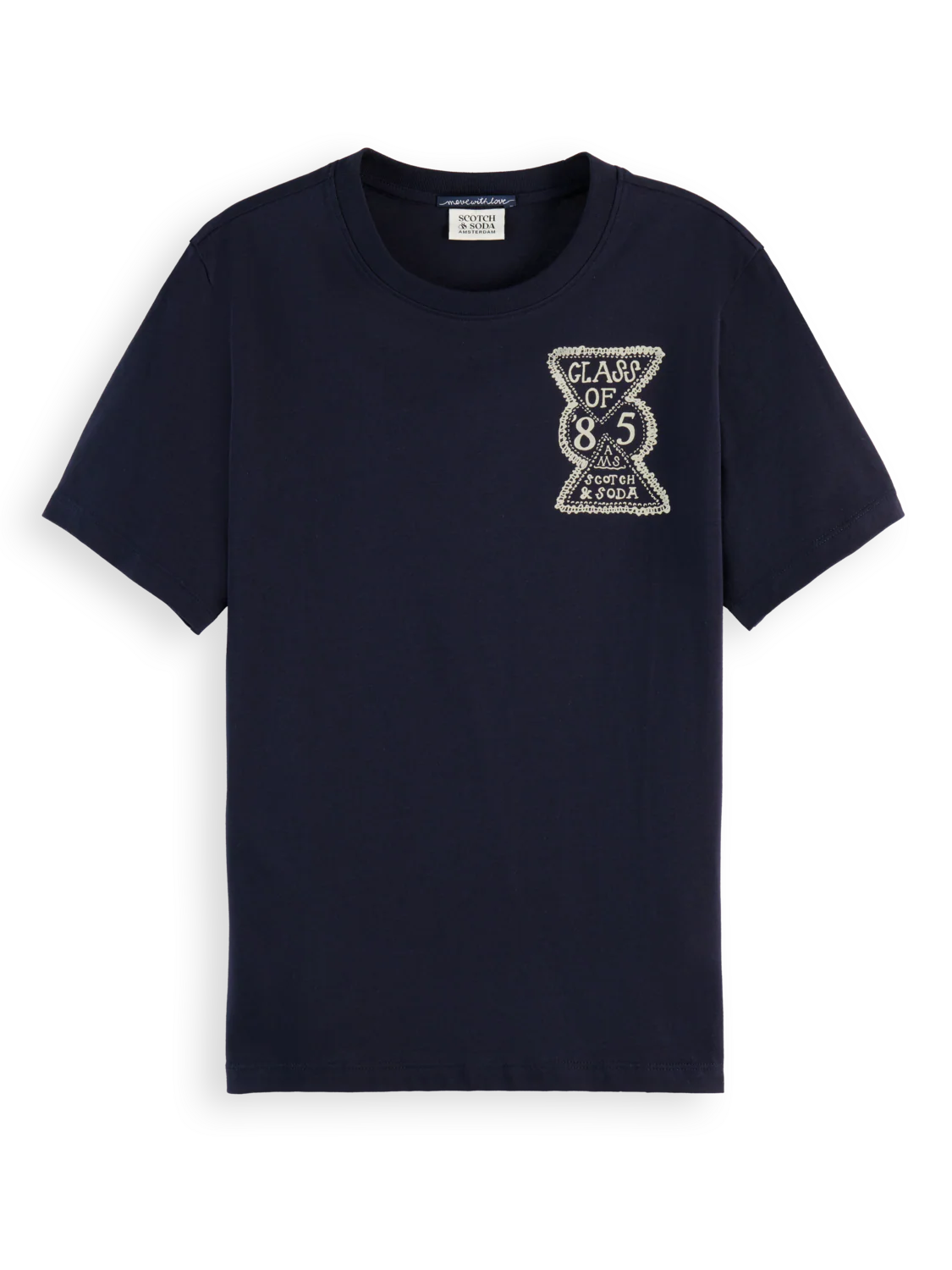 CHEST ARTWORK REGULAR FIT T-SHIRT SKY CAPTAIN | SCOTCH & SODA