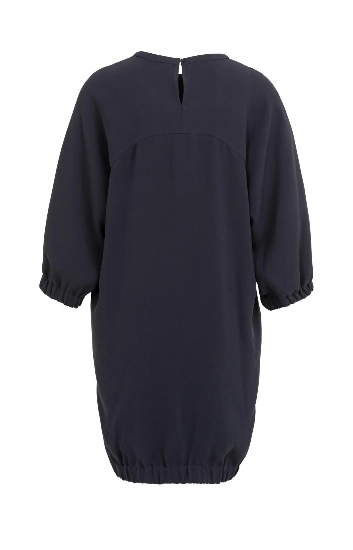 RAGLAN JURK MET RONDE HALS EN SCHOUDERINZET | YAYA