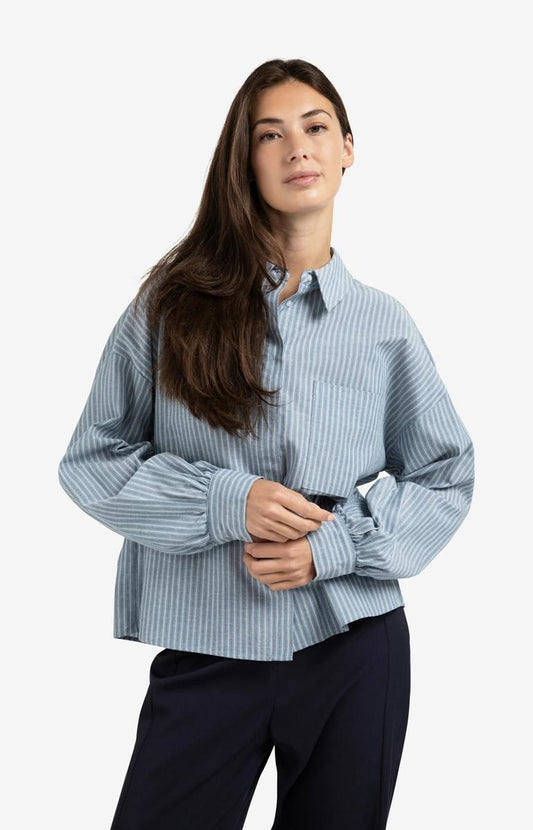 OVERSIZED GESTREEPTE BLOUSE | YAYA