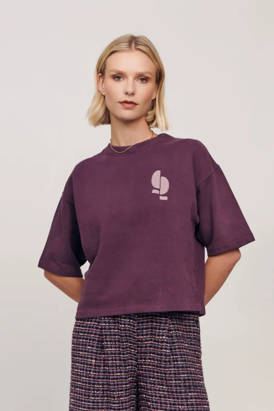 JOTT SWEATER PLUM | SPOOQ THE LABEL