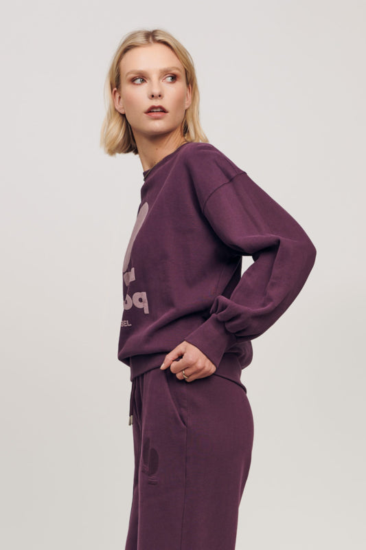 MISCHA SWEATER PLUM | SPOOQ THE LABEL