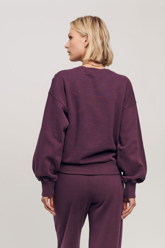 MISCHA SWEATER PLUM | SPOOQ THE LABEL