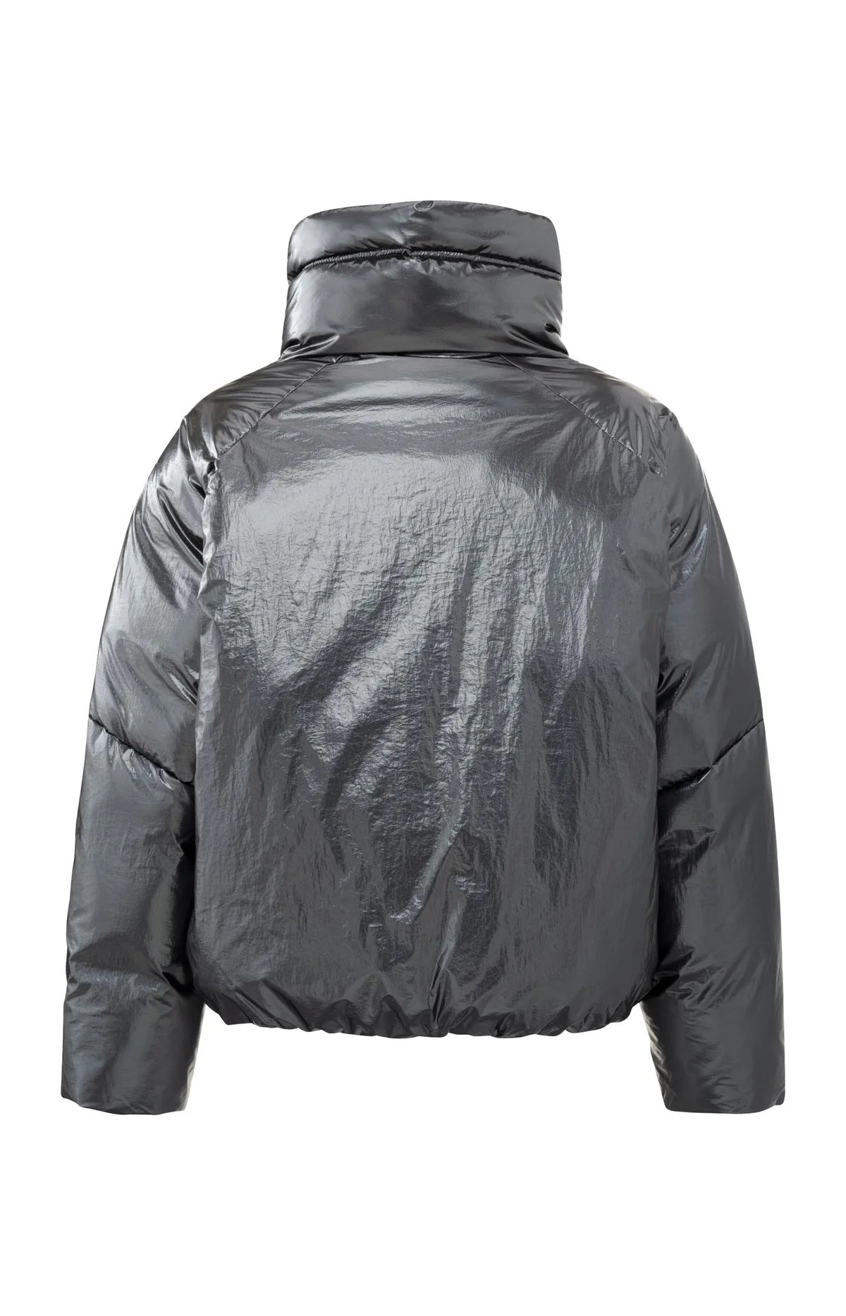 METALLIC OVERSIZED PUFFER JAS | YAYA