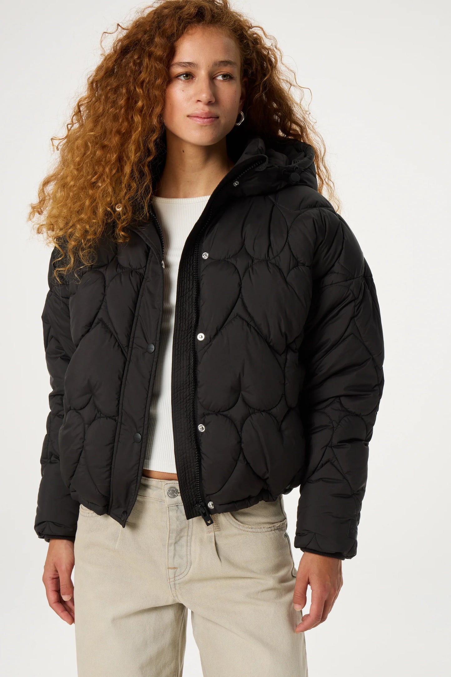 PRISCA SHORT PUFFER BLACK | FABIENNE CHAPOT