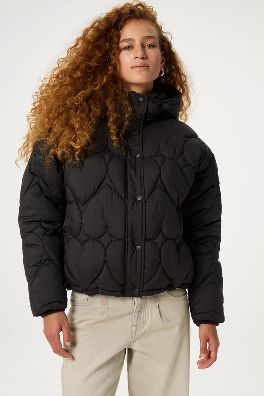 PRISCA SHORT PUFFER BLACK | FABIENNE CHAPOT