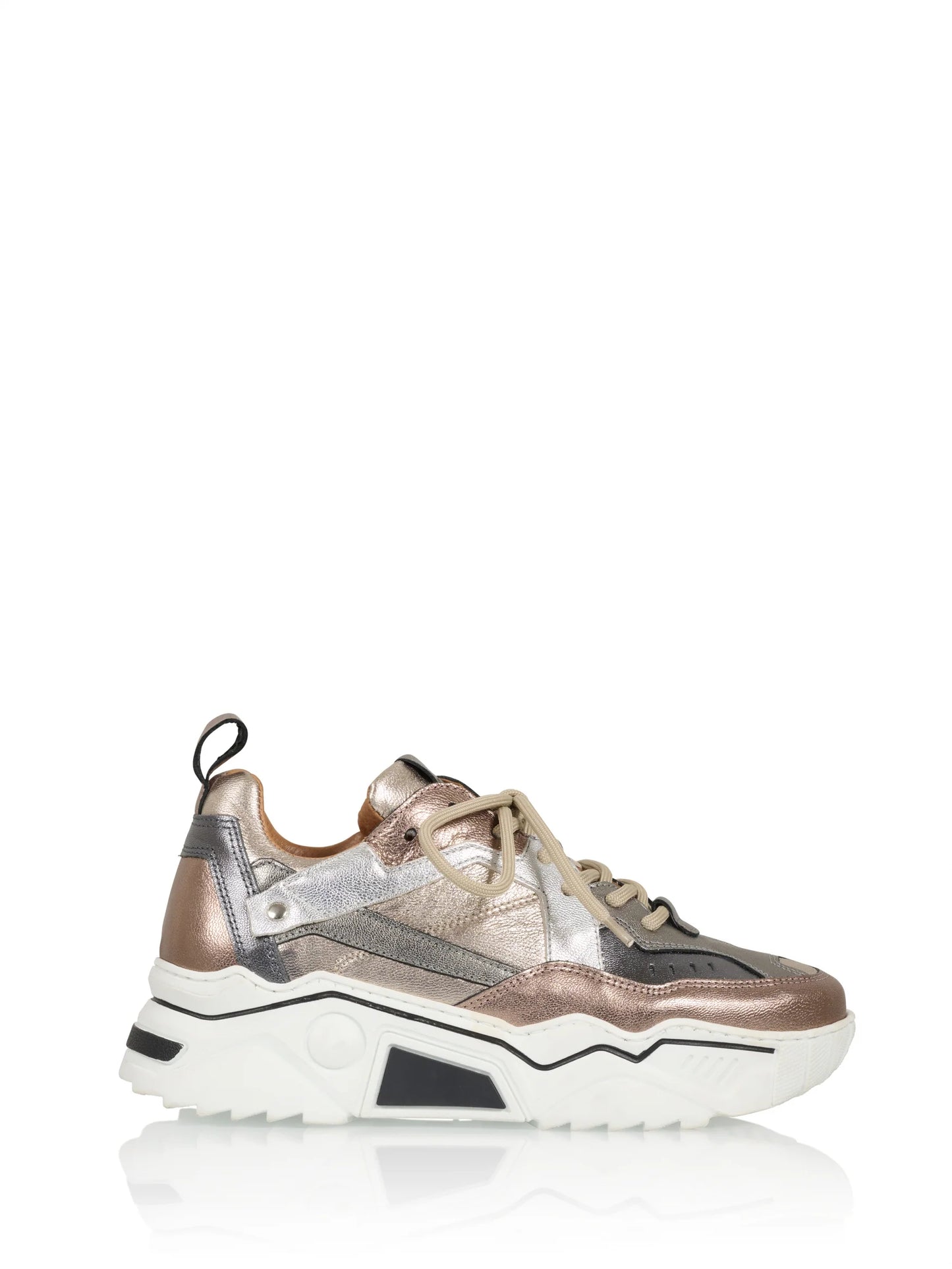 PLUTO METALLIC SNEAKER STONE | DWRS