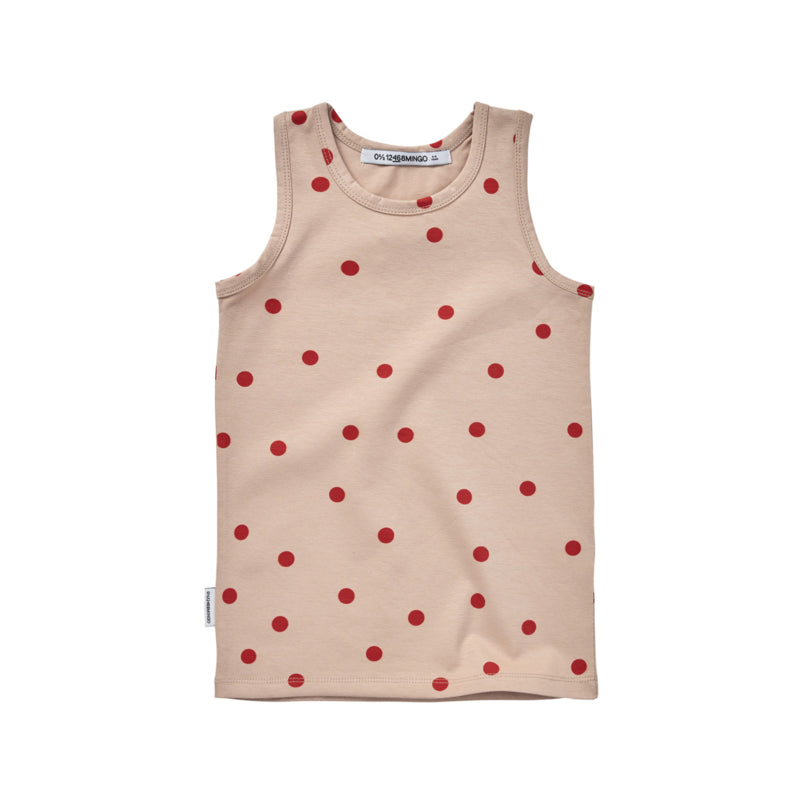 CORAL DOT SINGLET | MINGO