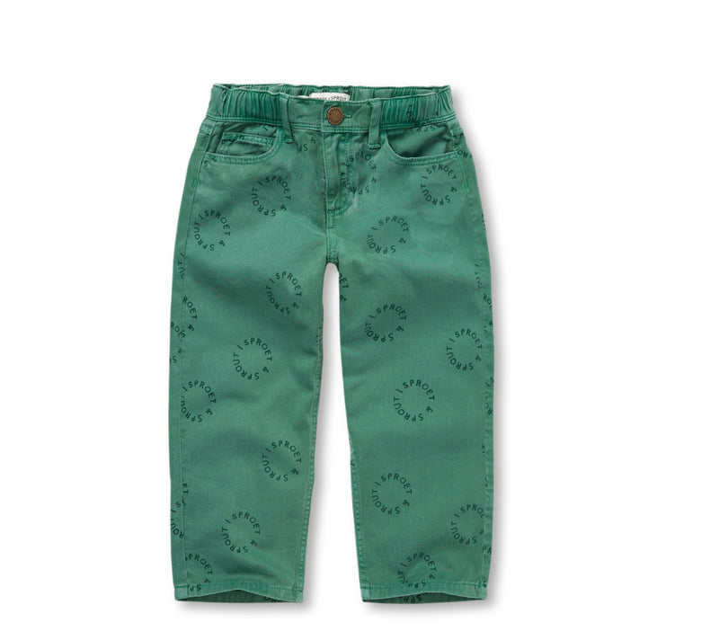 DENIM PANTS GREEN | SPROET & SPROUT