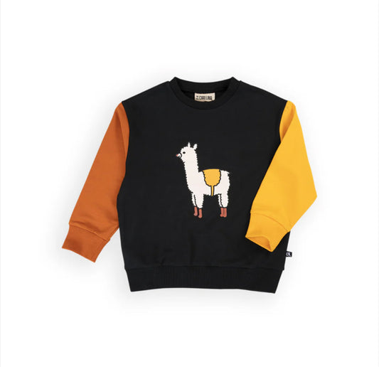 ALPACA SWEATER MET PRINT | CARLIJNQ