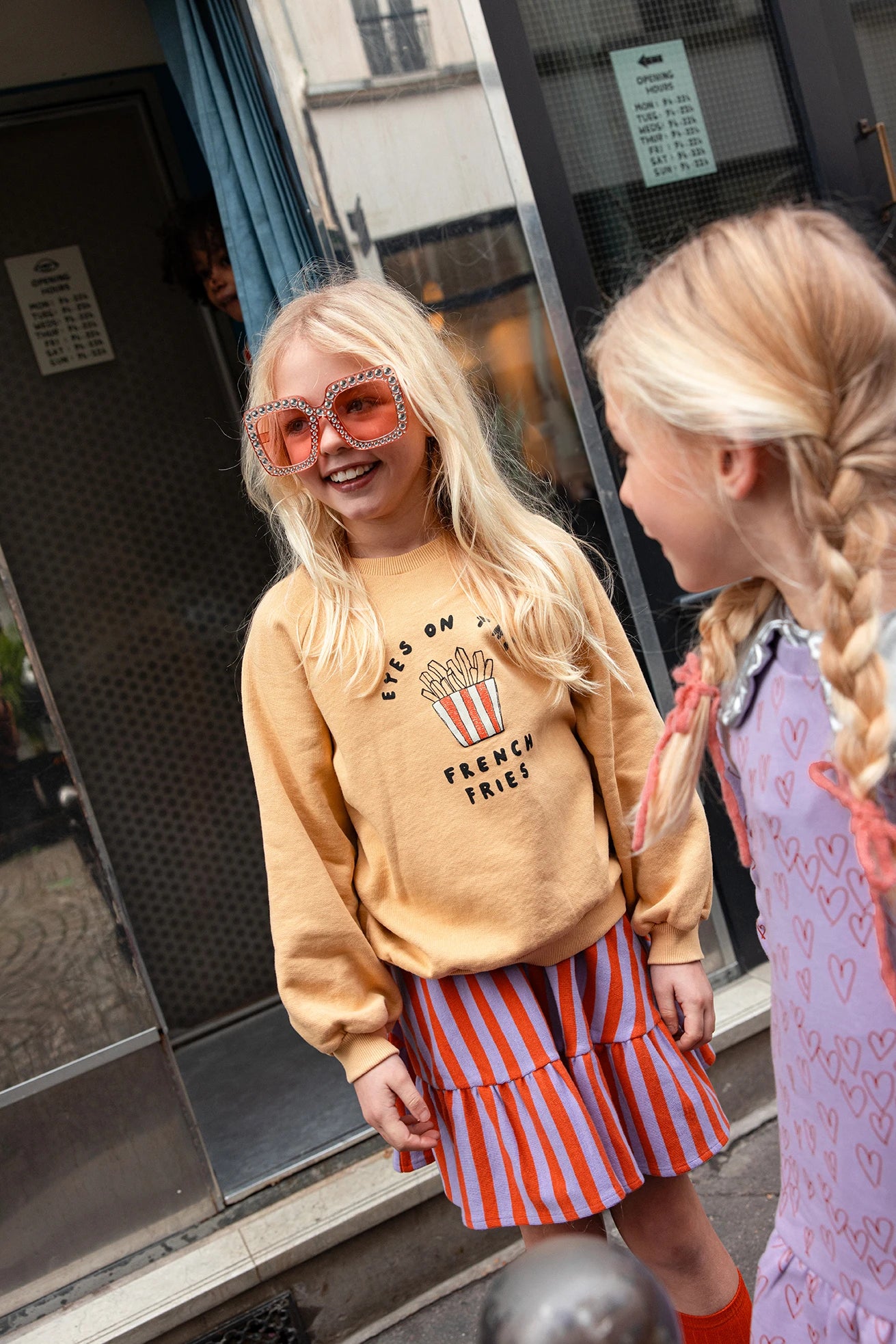 SMOCK SKIRT STRIPE | SPROET & SPROUT