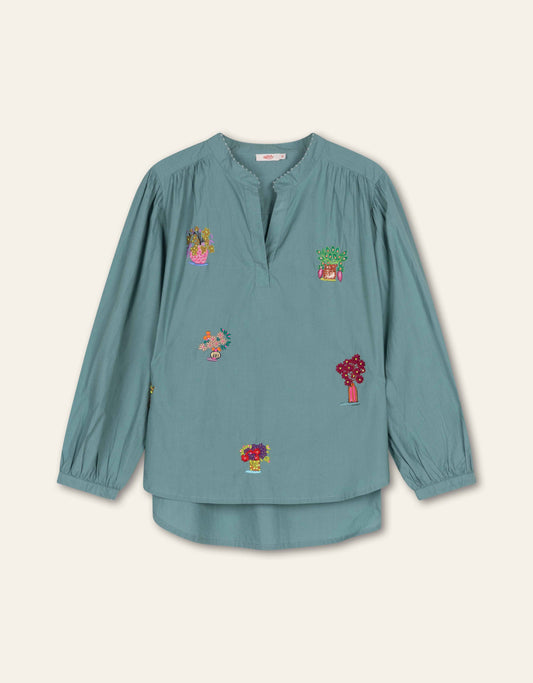 BEATON LONG BLOUSE | OILILY