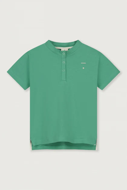 BABY HENLEY TEE BRIGHT GREEN | GRAY LABEL